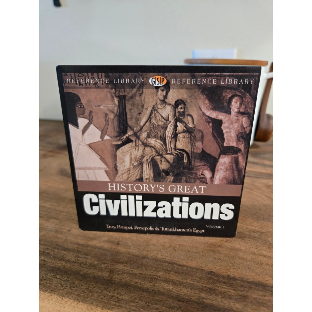 GSP History's Great Civilizations Vol 1 PC CD-ROM Troy Pompeii Persepolis Egypt